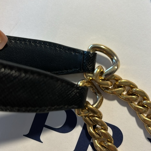 Prada  Saffiano Chain Shoulder Bag - Picture 5 of 13